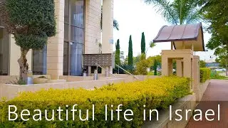 WALK in CLOUDY WEATHER. The city of Rishon LeZion, Israel