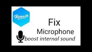 How to Fix Mic issue of Pheonix OS and Boost Internal sound Permanently | Echo Tech