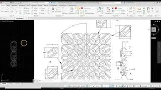 AutoCAD_ Link Design _ Rotate using Reference_ Polar array_ Object Snap