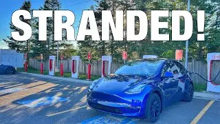 STRANDED at a Dead Supercharger! CCS or ChadeMo Adapter?