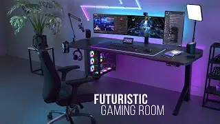 Höhenverstellbarer Gaming Tisch - Konfigurierbar in schwarz und weiß - Ultimate Setup®