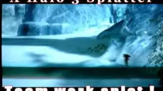 A Halo 3 Splatter - Team work Splat !