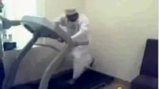 Arab running for his life