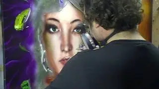 Atelier Meijer - Airbrush Art - Medusa airbrush PART 2