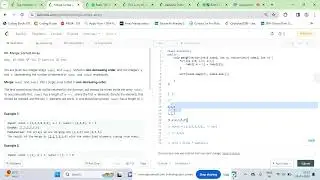 Leetcode 88 | 88. Merge Sorted Array | LEETCODE TOP INTERVIEW QUESTION