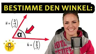 Winkel zwischen zwei Vektoren – Vektorrechnung