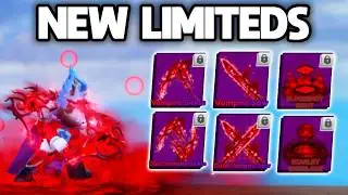 NEW VAMPIRE PACK LIMITEDS SHOWCASE!!! In Roblox Blade Ball