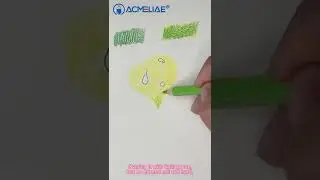 ACMELIAE CHANNEL-LET'S DRAW THE LEAVES #pencils  #stationery #drawing #ACMELIAE