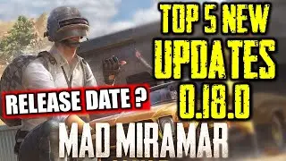 Pubg Mobile Mad Miramar new update | pubg mobile 0.18.0 new update | pubg mobile miramar 2.0 hindi