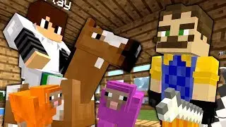 Minecraft PE Skin Hello Neighbor - Colors Sheeps - KokaPlay Survival games