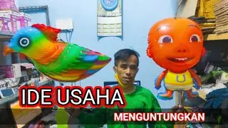Cara mengikat balon foil karakter