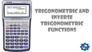 Casio  fx 9860 - trigonometric and inverse trigonometric fuction