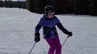 Beth Back on Skis