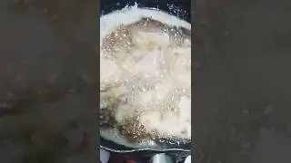 frying chicken tidbits #shorts #asmr #satisfying #chicken #friedchicken