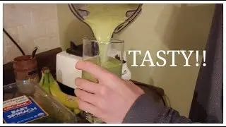 HEALTHY Protein Spinach Smoothie! Tasty and Easy to Make