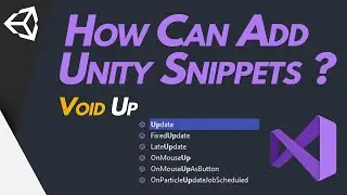 How can Turn on unity code snippets in Visual Studio - Unity Tutorial