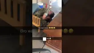 He got caught sleeping on duty wait for it