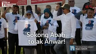 Laungan Tolak PH, Tolak Anwar, Hidup Abah sambut Muhyiddin di SPRM
