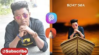 2k19-Best Creationz (Boat Sea) PicsArt Tutorial,Showed-RS CREATIONZ
