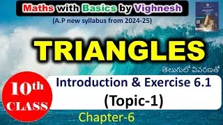 Triangles introduction(10th Mathematics) & Exercise 6.1