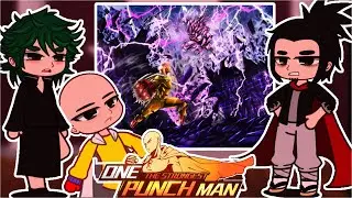 S-Class Hero's react to Saitama || One Punch Man || Tiktok || Gacha React
