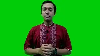 Merubah background dengan green screen