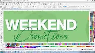 How to make a Brand's advertisement | Drop Shadow Tool | Transparency Tool | Corel Draw 2019