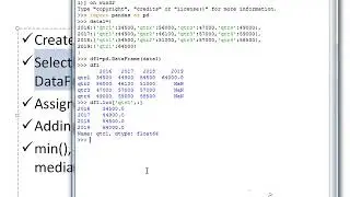 DataFrames basic use of loc and iloc