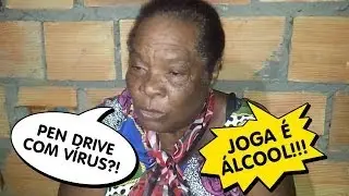 Joga álcool porque o pen drive tem vírus!