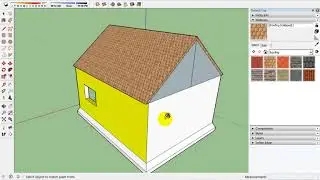 How to make a simple house in sketchup || Sketchup World