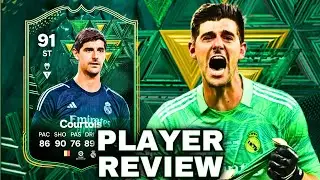 How GOOD is 91 Winter Wildcards Courtois ACTUALLY? 😳 | FC 24 Ultimate Team Player Review