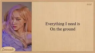 ROSÉ On The Ground Lyrics