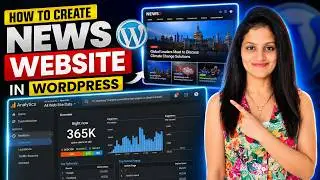 How to Create a News Website in WordPress | 365k Real Time Google Analytics Traffic
