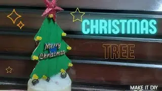 DIY CHRISTMAS TREE || How to make christmas tree with lights.