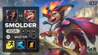 Smolder vs Draven ADC - KR Master - Patch 14.2 Season 14