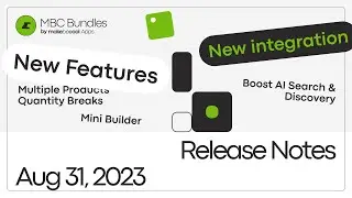 MBC Bundles - Release Notes: Aug 31, 2023