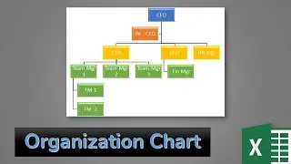 How to create Organization Chart in Excel - Advance Excel