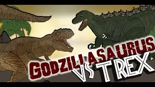 GODZILLASAURUS VS T REX!!! KAIJU MOMENTS