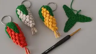 STOP Making Ugly Keychains‼️ 🌽Cute & Fun Crochet Corn Keychain for Beginners