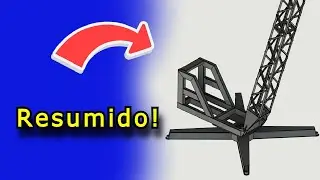 ¿Cómo Diseñar una Grúa Industrial en 3D desde CERO?