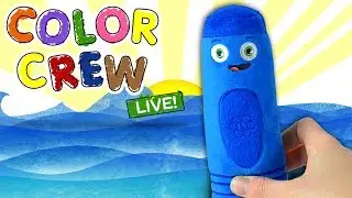 Learn Colors with COLOR CREW Soft Toys for Kids | All Of The Colors | Color Crew Live | BabyFirst TV