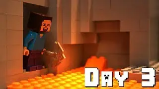 LEGO Minecraft Survival Day 3 (Stop Motion Animation)