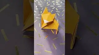 How To Fold Origami Fox  #paperfolding #diy #paperart