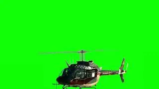 Helicopter Green screen video | Real Helicopter 1080 p- Green Screen 