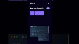 Responsive Grid using CSS ✨