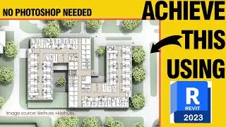 No photoshop needed, Presentation Floor Plans_ Revit 2023 Quick  beginner Tutorials.