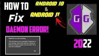 how to fix failed to run daemon on game guardian full tutorial 2022 | GG error solution Android 11