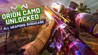 Modern Warfare 2: ORION CAMO on ALL Weapons! (Orion Weapon Inspection Showcase)