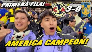 VIMOS EL AMERICA CAMPEON! LA 14 🏆 LLEGÓ! DESDE PRIMERA FILA EN EL AZTECA! AMERICA 3-0 TIGRES!