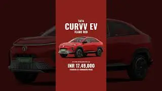 Tata Curvv EV Flame Red ❤️
